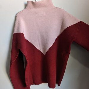 Cynthia Rowley xs mock turtleneck sweater
